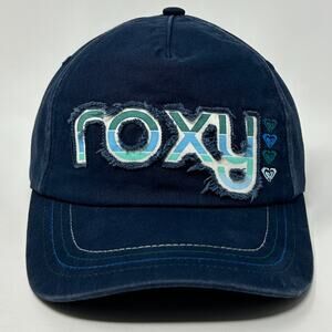 ROXY Hat Baseball Cap Surfer Surfing Surfboarding Snowboarding Snapback Blue